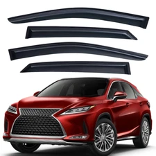 Tape-on Window Visor Rain Guard Side Window Deflector for 2016-2022 Lexus RX350