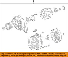 TOYOTA OEM 17-22 Highlander Electrical Alternator-Alternator 2706031410