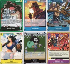 One Piece Wings of the Captain TCG OP06 - Common, Uncommon & Rare - You Pick!