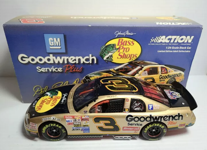 Dale Earnhardt 1998 Action 1 24 scale Bass Pro Shops Diecast GOLD