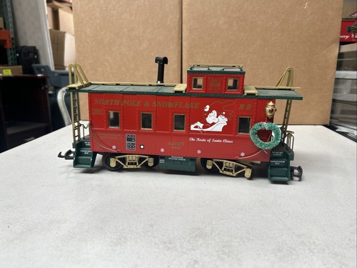 ARISTO-CRAFT 42125 Polo Norte y Copo de Nieve Navidad Acero/Caboose Largo Santa Caja | Zustand: Used