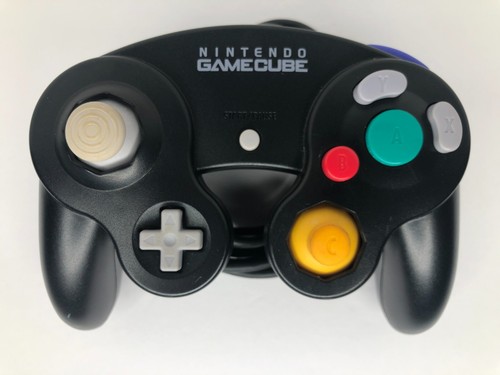 Mando Oficial Nintendo GameCube Negro Jet (OEM T2 Tight Stick) *DOL-003 - Imagen 2 de 11