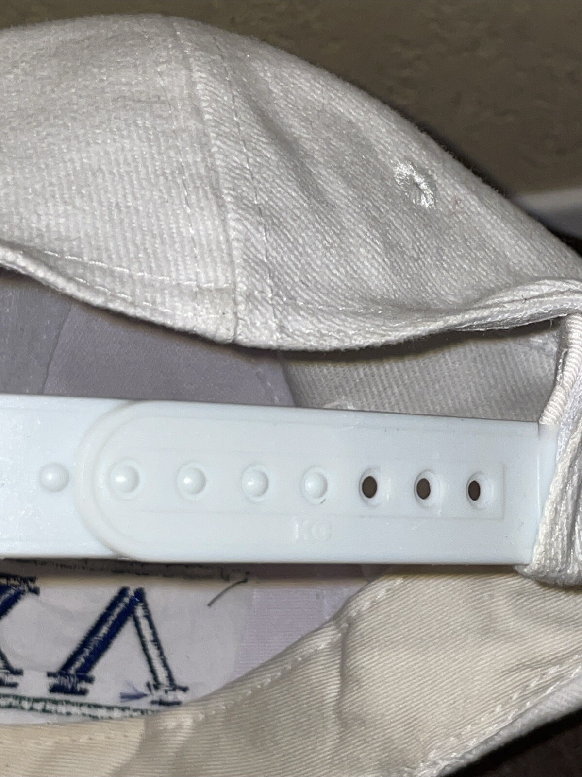 Vintage 90's Lambda Chi Alpha Hat Cap SnapBack Wh… - image 4