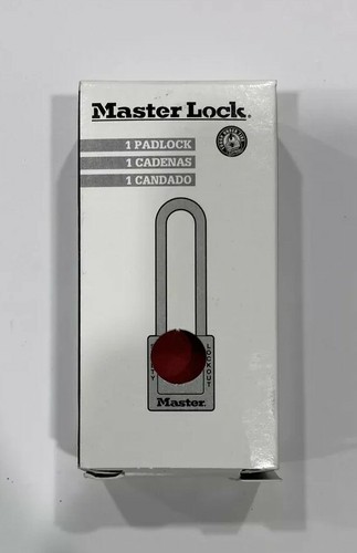 Master Lock 410KARED Red Safety Lockout Padlock with Key