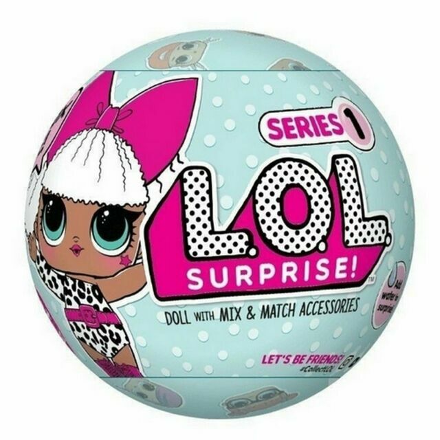 Lot Of 3 LOL Surprise Series 1 Ball New Sealed Retired Series, Fast Shipping!