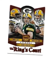 2014 CROWN ROYALE The King's Court #KC12 AARON RODGERS  JORDY NELSON (Packers)