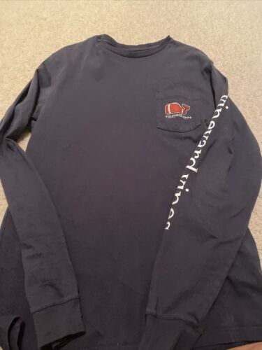 Vineyard Vines Football Long-Sleeve Tee Size S - 第 1/6 張圖片