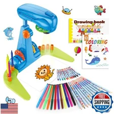 Sumsoltic Drawing Projector for Kids, Art and Craft Kit, Including Colored Pe