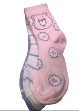Care Bears Mid Crews Pack Of Socks Show Size 4-10 New Soft 3 Socks 