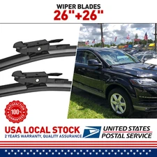 New Set Front Windshield Wiper Blades 4L1998002 Fit For 2007-2015 Audi Q7 4L