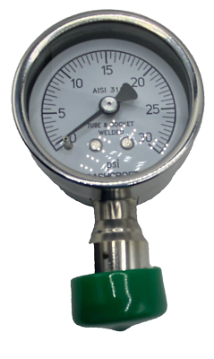 #ad ASHCROFT 20 1032 S 75L 30# SANITARY PRESSURE GAUGE SIZE 2quot; 201032S75L30# 🎯 $135.93