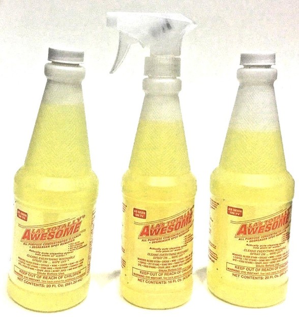 3 La’s Totally Awesome AllPurpose Cleaner 2 20 oz refill + 1 16 oz