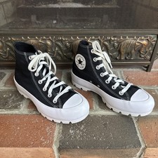 Talla 7.5 - Converse Chuck Taylor All Star Lugged High Negro