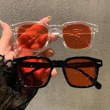 Polygon Square Sunglasses Men Women Retro Hip Hop Fashion Glasses