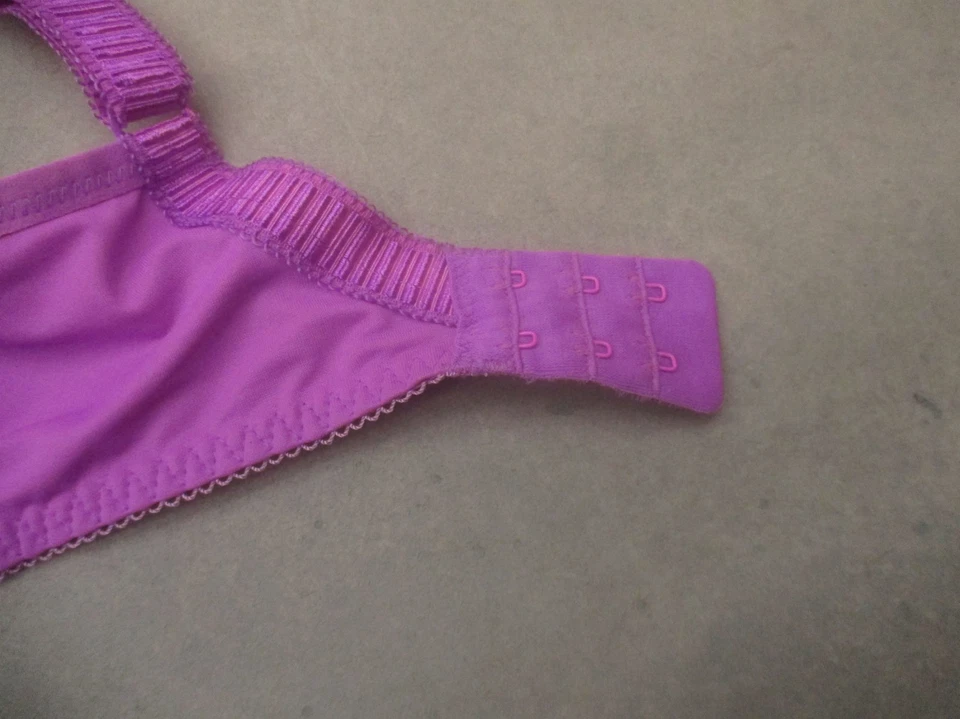 34H Freya женщин фиолетовый с подкладкой на косточках назад застежки Demi бюстгальтер 11A - Изображение 4 из 4