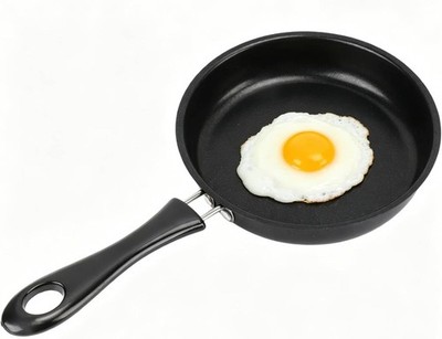 Small Nonstick Frying Pan, 5in Single Egg Frying Pan Small Poached Egg Pan Round