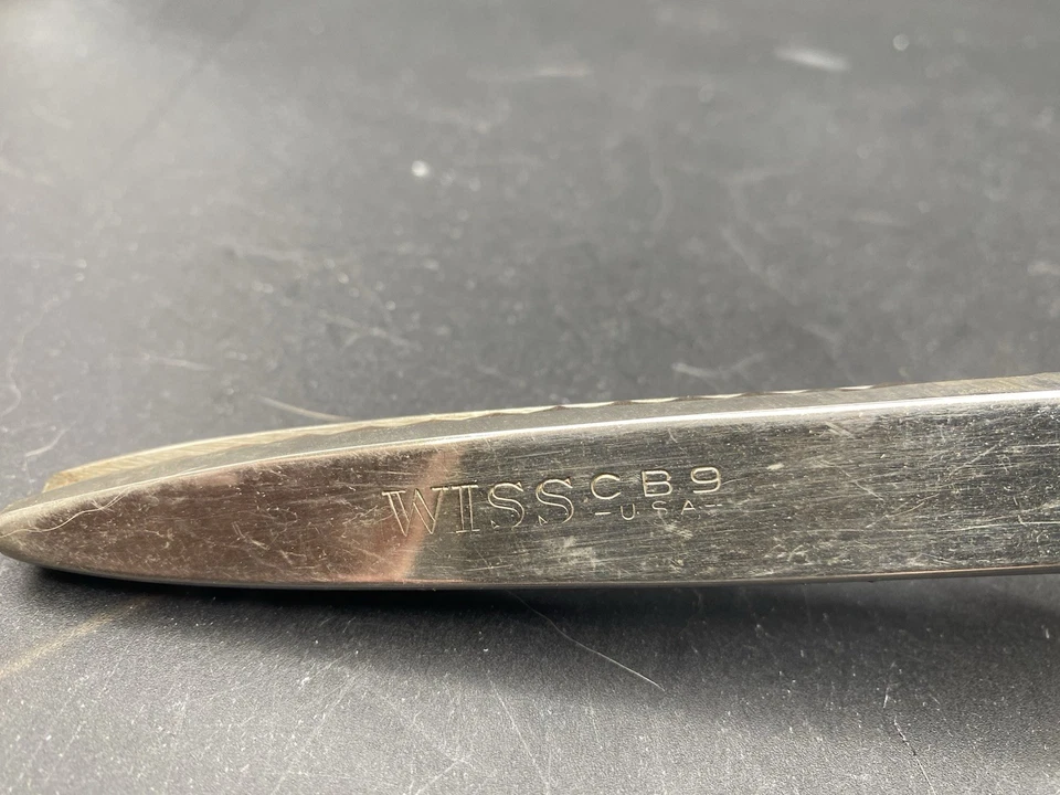 WISS Model  CB9 PINKING SHEARS Scissors Made In USA - Image 2 of 4