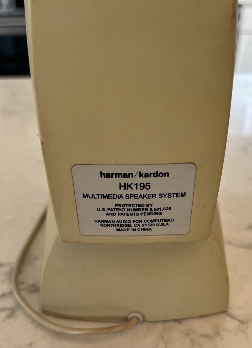 Harman Kardon HK195 Multimedia Speaker System VTG No power supply