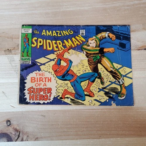 1966 The Amazing Spider-Man The Birth of a Super Hero Mini Promo Comic Book GD