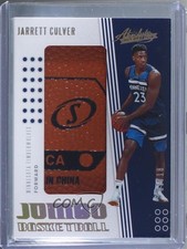 2019 Absolute Memorabilia Jumbo Basketball Spalding Logo 5/18 Jarrett Culver 6o3