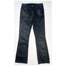 JOE'S JEANS Women's Size 29 Coated Black Hi (Rise) Honey Curvy Bootcut Jeans