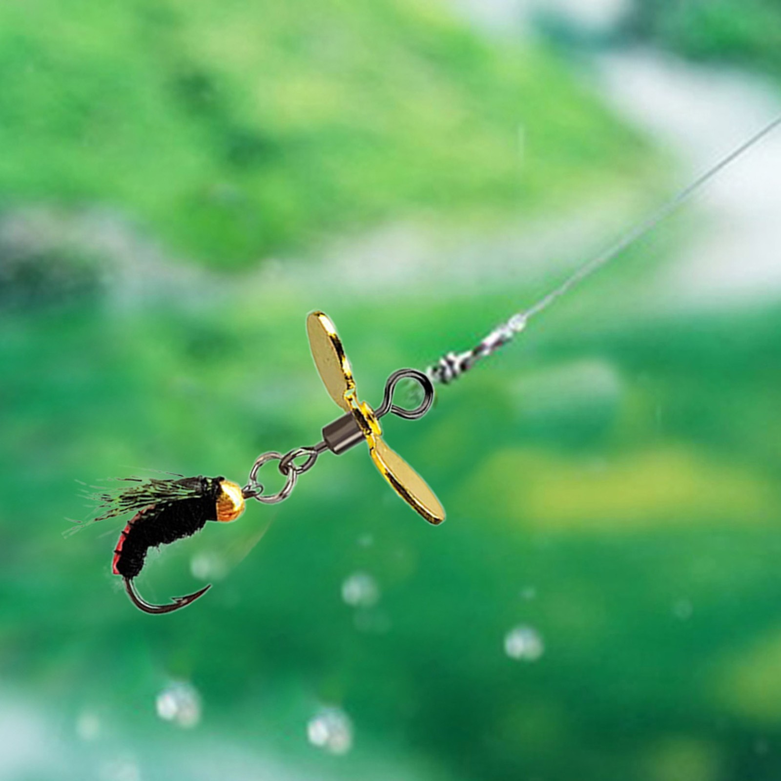 12Pcs Fly Fishing Lures Bass Poppers Flies Topwater Trout Panfish Bass Salmon - Image 3