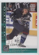 2001-02 ITG Be A Player Memorabilia 8/10 Jarkko Ruutu #123 2a8