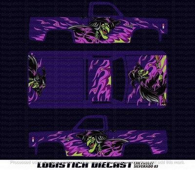 UNIVERSAL Water Slide Decals FOR HOT WHEELS '83 Chevy Silverado a1