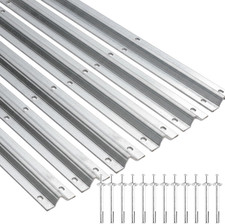 36 Ft Heavy Duty V-Track with Anchors for Sliding Driveway Gates