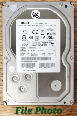 (Lot of 5) HGST 4TB SAS 3.5'' Hard Drives HUS724040ALS640 0B26885