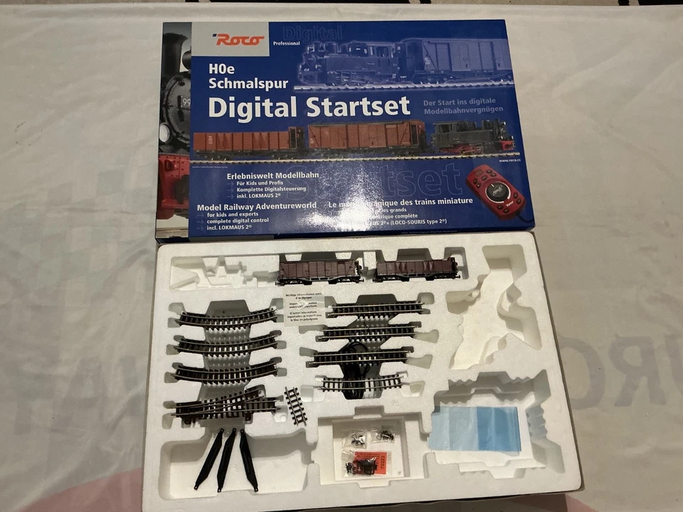Roco Professional Startset 31020 H0e Waggons Gleise Weichen unvollständig OVP