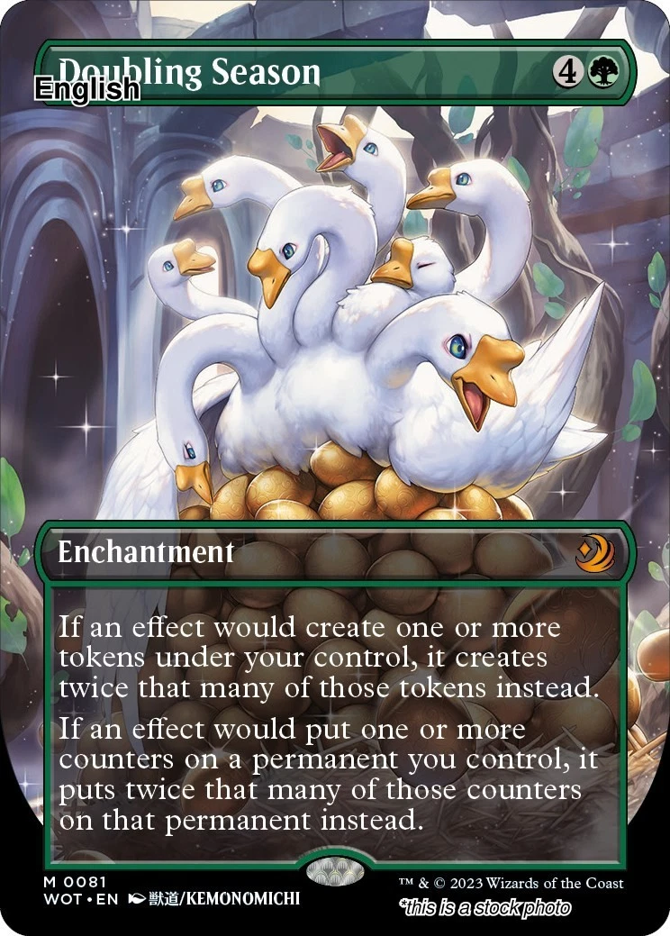 Doubling Season Magic: The Gathering Individual Trading Card Games