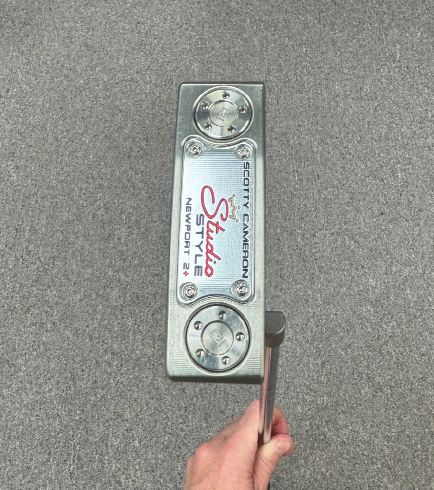 Putter Scotty Cameron Studio Stainless Newport Two – 35 Pollici, Destrorso, Acciaio Inox – Usato Dal Giappone