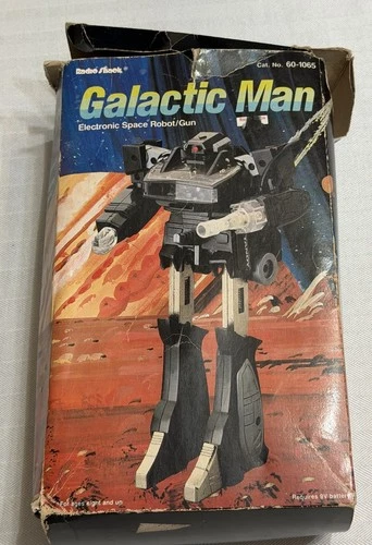 Galactic Man (Shockwave Astro Magnum) Transformer robot vtg complete & works!