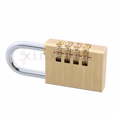 4-Digit Brass Secure Combination Password Padlock 85x38mm 4-L *pt
