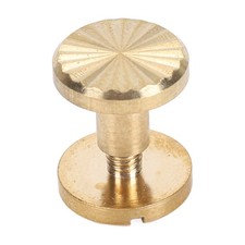 50Pcs Bookbinding Rivets 50Pcs Flat Head Slot Screws Brass Screw