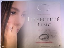 Personalised Ring ladies gift, adjustable and nickel free