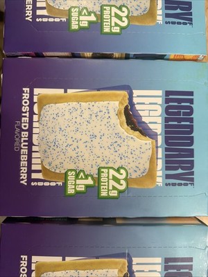24 COUNT!! FROSTED BLUEBERRY LEGENDARY PASTRIES! 22G PROTEIN EA  5/13/26 BBD