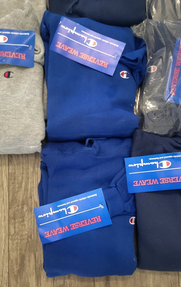 22 Vintage Champion Reverse Weave Youth Hoodies NWT Made in USA 80s NOS - Image 4 of 4