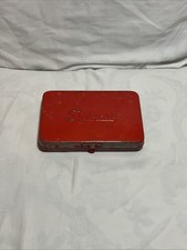 Vtg Snap-on Embossed Tool Case Kit Small No Model Number 40s-50s Red Vtg Snap-on Embossed Tool Case Kit Small No Model Number 40s-50s Red