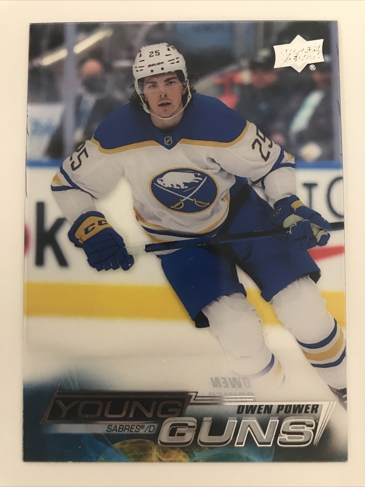 2022-23 Upper Deck Series 1 Owen Power #228 Young Guns Clear Cut Rookie - TCCCX