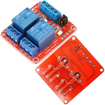 5V 2-Channel Relay Module with Optocoupler Isolation, Supports High and Low L...