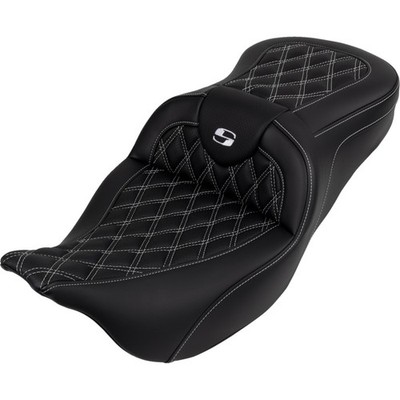 SADDLEMEN Roadsofa  Lattice Stitch Seat - Black - 80807B182B6