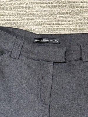 Balenciaga Grey Wool Blend Pants Size 38 NWOT | eBay