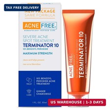 AcneFree Terminator 10 Acne Spot Treatment with Benzoyl Peroxide 10 Maximum Str