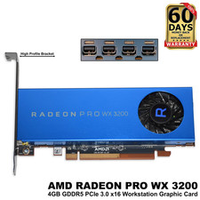 AMD Radeon Pro WX3200 4GB GDDR5 4x Mini-DP High-Profile Video Card GPU VTR4J