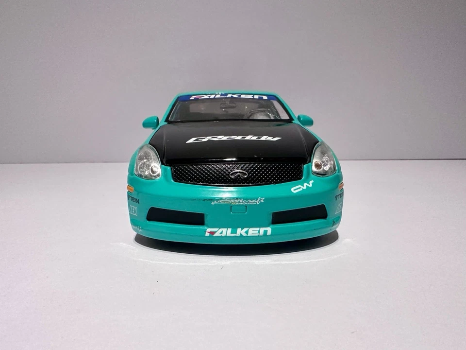 Jada 2003 Infiniti G35 купе вариант D Falken масштаб 1:24 литой автомобиль читать DESC. - Изображение 3 из 4