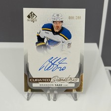 2024-25 Upper Deck SP Authentic Brandon Saad Auto SPC-BS /299 St. Louis Blues