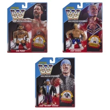 WWE 2026 Retros (Wave 1)  - Set of 3 (Jesse Ventura, CM Punk & Cody Rhodes)