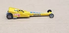 1972 Hot Wheels Redline Snake Yellow Rear Engine Dragster Nice Shelf A1